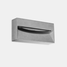 Lámpara Empotrable de pared IP66 Arc LED 9W 3000K Cemento 404lm Leds C4 05-E090-DC-CL