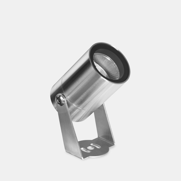 Proyector IP66 Thor ø72mm LED 8.4W 3000K Acero inoxidable AISI 316 675lm Leds C4 05-E154-CA-CL