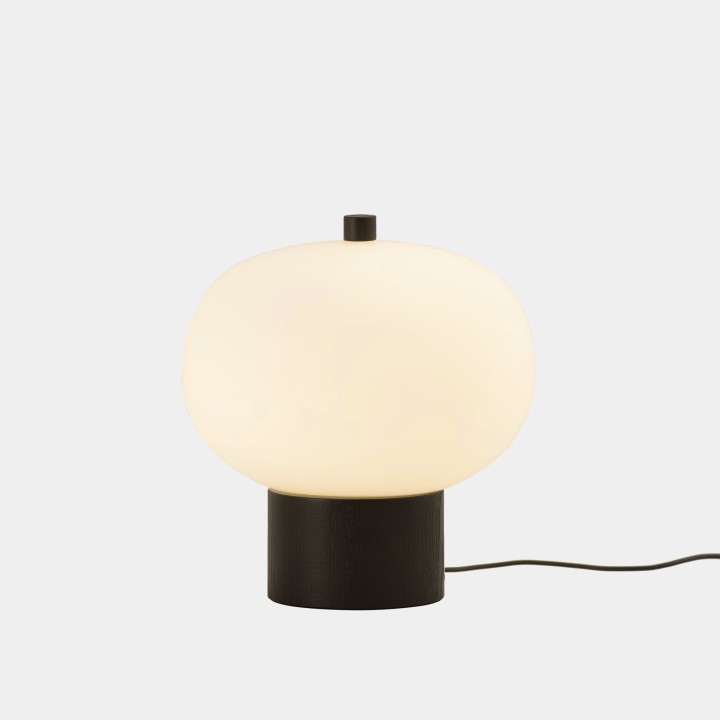 Lámpara de Sobremesa Ilargi Ø230 LED 8.5W 716lm 2700K Madera Oscura Leds C4 10-6010-92-F9
