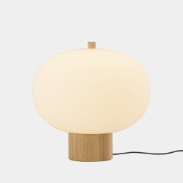 Lámpara de Sobremesa Ilargi Ø320 LED 14.8W 1177lm 2700K Madera clara Leds C4 10-6011-93-F9