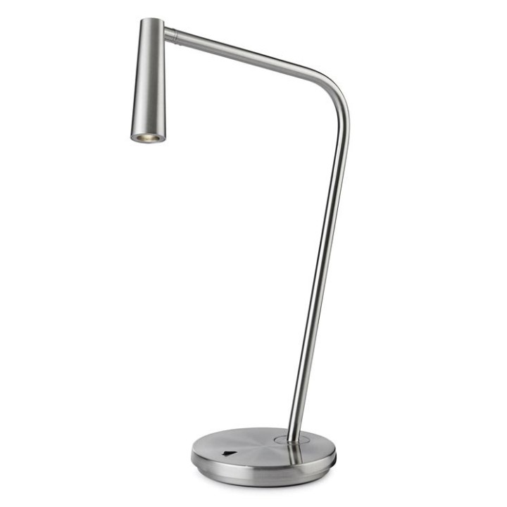 Lámpara de Sobremesa Gamma LED 3.2W 2700K Níquel satinado 319lm Leds C4 10-6420-81-81