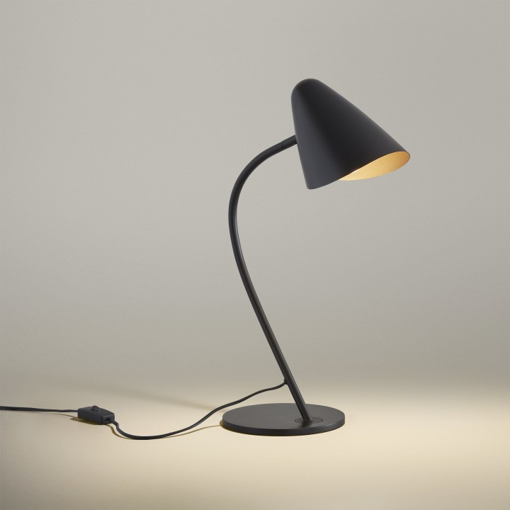 Lámpara de Sobremesa Organic E27 23W Negro Leds C4 10-7582-05-05