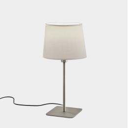 Lámpara de Sobremesa Metrica E27 60W Níquel satinado Leds C4 10-8350-81-82