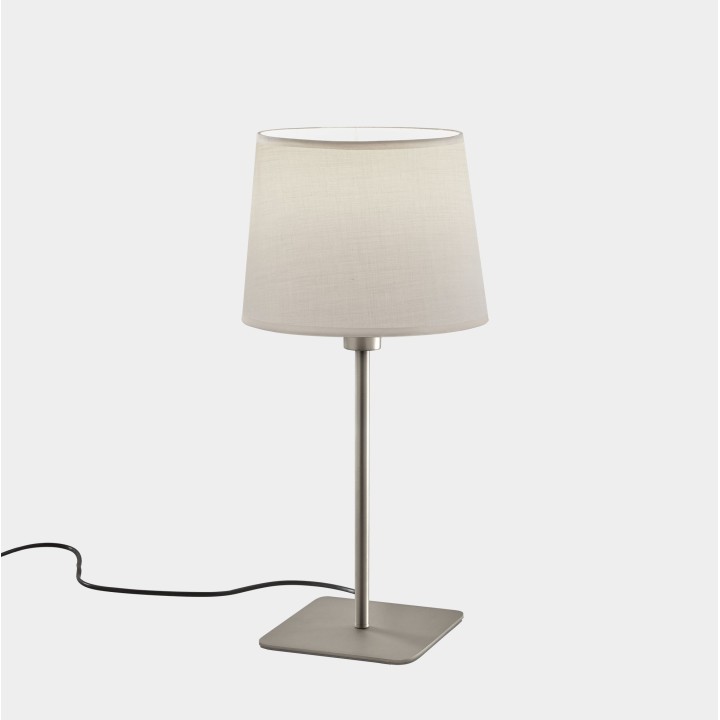 Lámpara de Sobremesa Metrica E27 60W Níquel satinado Leds C4 10-8350-81-82