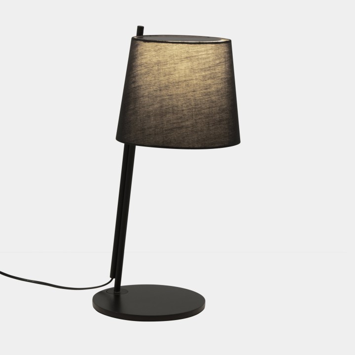 Lámpara de Sobremesa CLIP E27 15W Negro Leds C4 10-8540-05-82