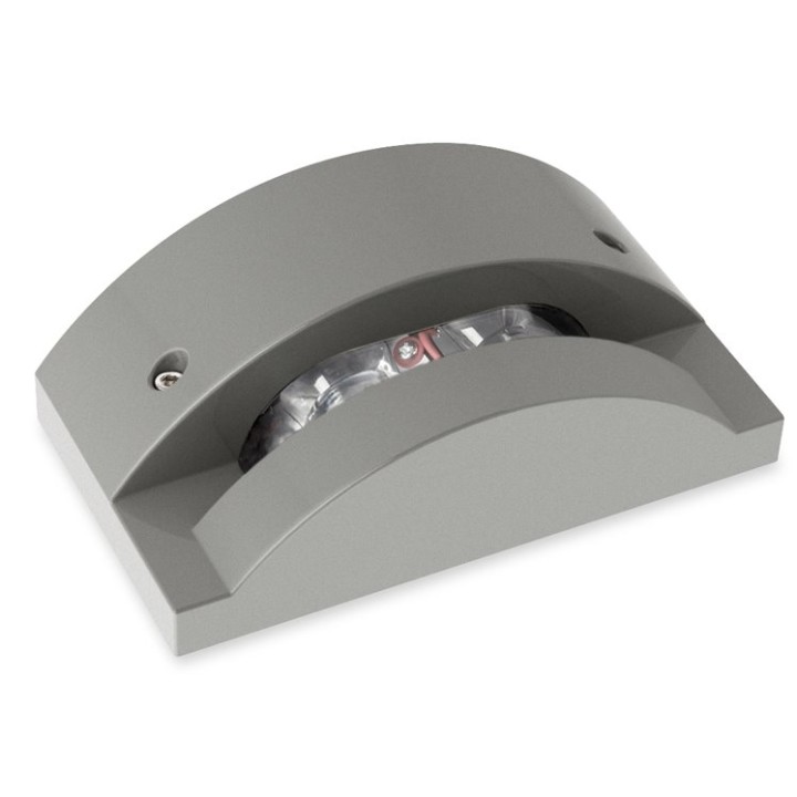 Aplique IP66 Finestra LED 4.2W Blanco neutro - 4000K ON-OFF Gris 281lm Leds C4 10-9903-34-CM