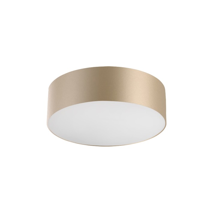Plafón Luno Surface ø1200 146W Blanco cálido - 3000K CRI 80 0-10V Oro IP20 15065lm Leds C4 15-5928-DL-RU