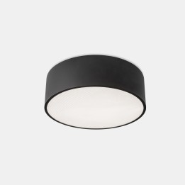 Plafón Caprice ø240mm LED LED 12.9NAW 2700K Negro 896lm Leds C4 15-6196-60-M1