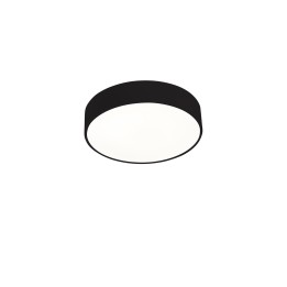 Plafón Caprice ø520mm LED LED 36NAW 2700K Negro 3072lm Leds C4 15-6433-60-M1