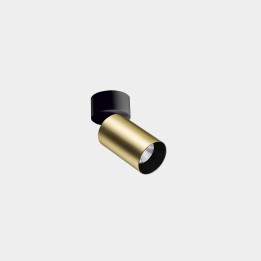 Proyector Atom Surface Small 7.5W Blanco cálido - 3000K CRI 90 PHASE CUT Oro mate 259lm Leds C4 15-6487-DN-ML