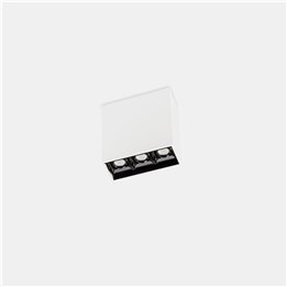 Plafón Bento Surface 3 LEDS 6.1W Blanco cálido - 2700K CRI 90 Blanco IP23 467lm Leds C4 15-7099-14-60