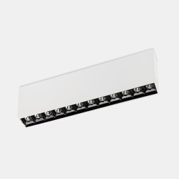 Plafón Bento Surface 12 LEDS 24.4W Blanco neutro - 4000K CRI 90 PHASE CUT Blanco IP23 1887lm Leds C4 15-7203-14-MS