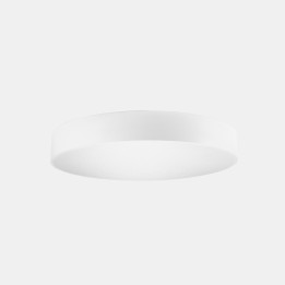 Plafón Luno Surface Low UGR Microprismatic ø400 22.4NAW TW 2700-6500K CRI 90 DALI DT8 Blanco IP23 1584lm Leds C4 15-7810-14-TW