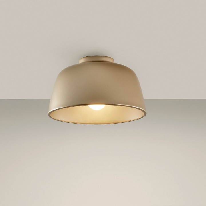 Plafón Miso ø285mm E27 40W Oro Leds C4 15-8330-DL-DL