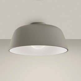 Plafón Miso ø433mm E27 40W Gris piedra Leds C4 15-8331-EM-14