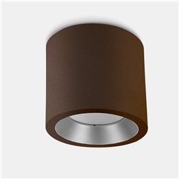 Plafón IP66 Cosmos LED ø126mm LED 12W 3000K Marrón 1118lm Leds C4 15-9790-J6-CL