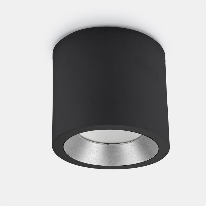 Plafón IP66 Cosmos LED ø168mm LED 23W 3000K Negro 2061lm Leds C4 15-9904-60-CL