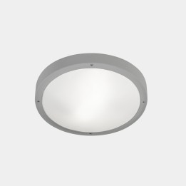 Plafón IP66 BASIC LED 11.7W 2700K Gris 1269lm Leds C4 15-E049-34-EH