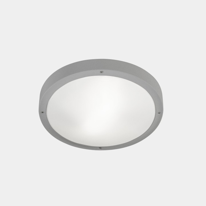Plafón IP66 BASIC LED 11.7W 2700K Gris 1269lm Leds C4 15-E049-34-EH