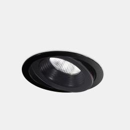 Downlight IP66 Dako Adjustable ø100mm LED 6.4W 3000K Negro 502lm Leds C4 15-E104-05-CL