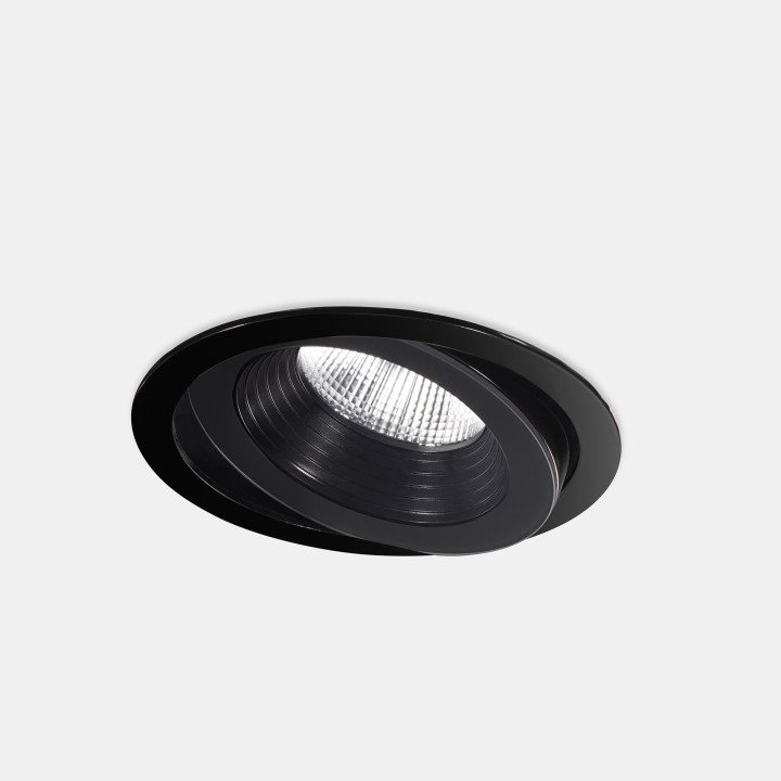 Downlight IP66 Dako Adjustable ø200mm LED 18W 3000K Negro 1821lm Leds C4 15-E105-05-CL