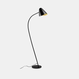 Pie de salon Organic E27 23W Negro Leds C4 25-7582-05-05