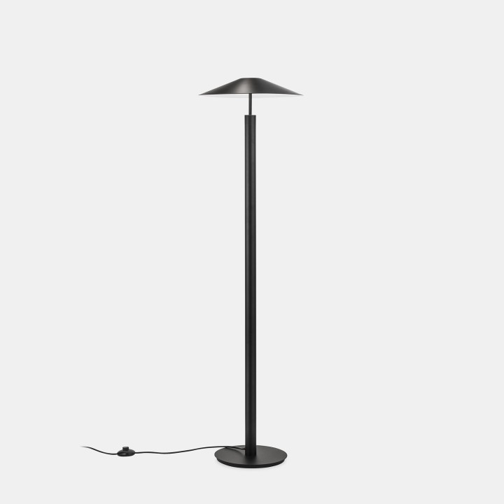 Pie de salon H LED LED 14.9NAW 2700K Negro 553lm Leds C4 25-7742-05-05