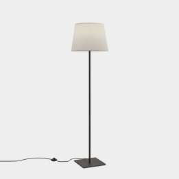 Pie de salon Metrica Square E27 100W Negro Leds C4 25-8350-05-82