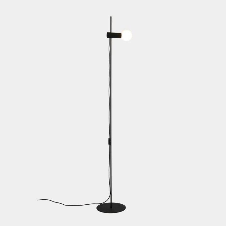 Pie de salon Nude E27 15W Negro Leds C4 25-8520-05-05