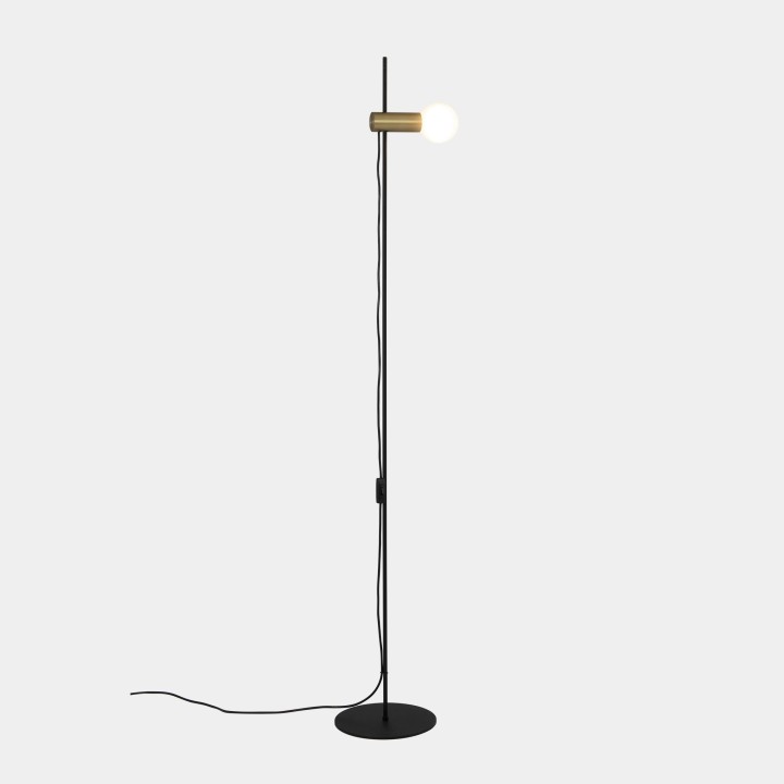 Pie de salon Nude E27 15W Negro Leds C4 25-8520-05-DN