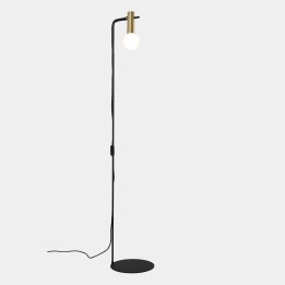 Pie de salon Nude E27 15W Negro Leds C4 25-8522-05-DN