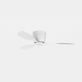 Ventilador de techo IP20 Bora ø988mm LED 18W 3000K Blanco Blanco 694lm Leds C4 30-7973-14-F9