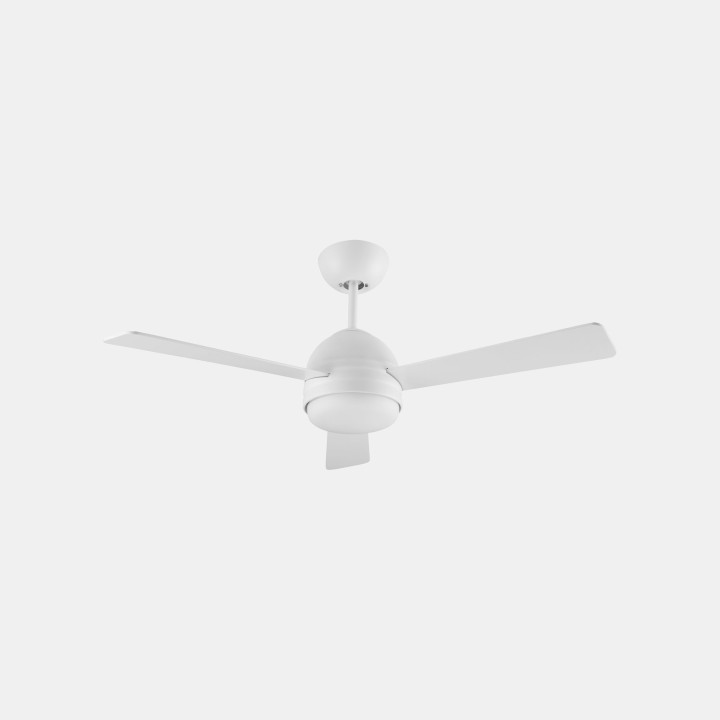 Ventilador de techo IP20 Kai E14 8W Blanco Blanco Leds C4 30-7999-14-F9