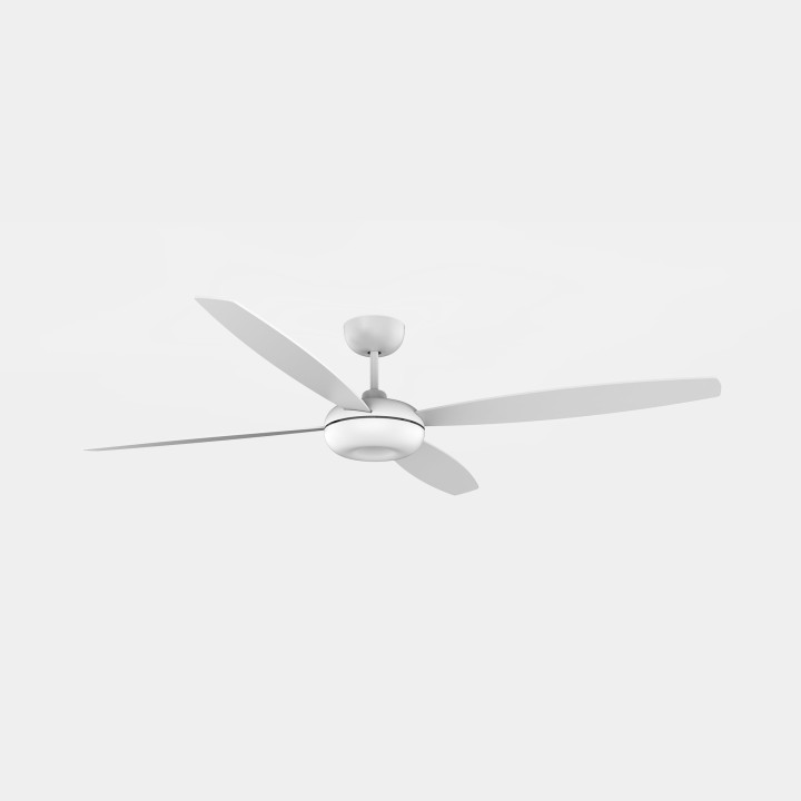Ventilador de techo Kudari Blanco Madera clara Blanco Leds C4 30-8547-14-14