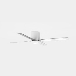 Ventilador de techo IP20 Zonda LED 8.9W 3000K Blanco Transparente 752lm Leds C4 30-8549-14-M1