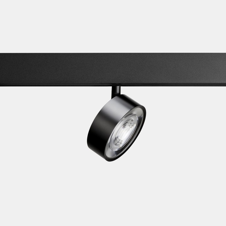 Proyector Kiva ø95 Bajo Voltaje 12W Blanco cálido - 3000K CRI 90 DALI Negro 1320lm Leds C4 35-8038-60-DA