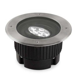 Lámpara Empotrable de suelo IP65-IP67 Gea Power LED Round  ø180mm LED 18W 4000K Acero inoxidable AISI 316 1167lm Leds C4 55-9667