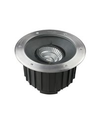Lámpara Empotrable de suelo IP65-IP67 Gea Cob LED Aluminium ø300mm LED 34.7W 3000K Acero inoxidable AISI 316 3681lm Leds C4 55-9