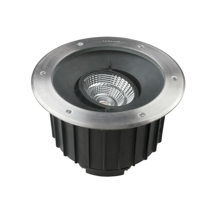 Lámpara Empotrable de suelo IP65-IP67 Gea Cob LED Aluminium ø300mm LED 34.7W 3000K Acero inoxidable AISI 316 3681lm Leds C4 55-9