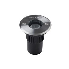 Lámpara Empotrable de suelo IP65-IP67 Gea Power LED Pro ø85mm LED 2W 4000K Acero inoxidable AISI 316 194lm Leds C4 55-9973-CA-CM