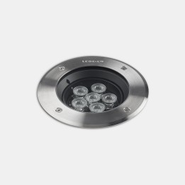 Lámpara Empotrable de suelo IP65-IP67 Gea Power LED Pro ø125mm LED 6W 4000K Acero inoxidable AISI 316 677lm Leds C4 55-9977-CA-C