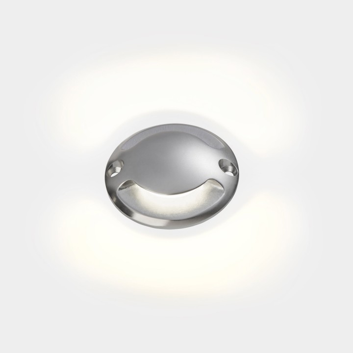 Lámpara Empotrable de suelo IP65-IP67 Pixel 2 Windows LED 3.4W 3000K Acero inoxidable AISI 316 21lm Leds C4 55-E002-CA-CL