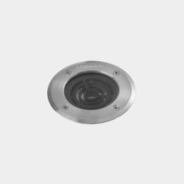 Lámpara Empotrable de suelo IP65-IP67 Kay ø125mm LED 10W 3000K Acero inoxidable AISI 316 925lm Leds C4 55-E011-CA-CL
