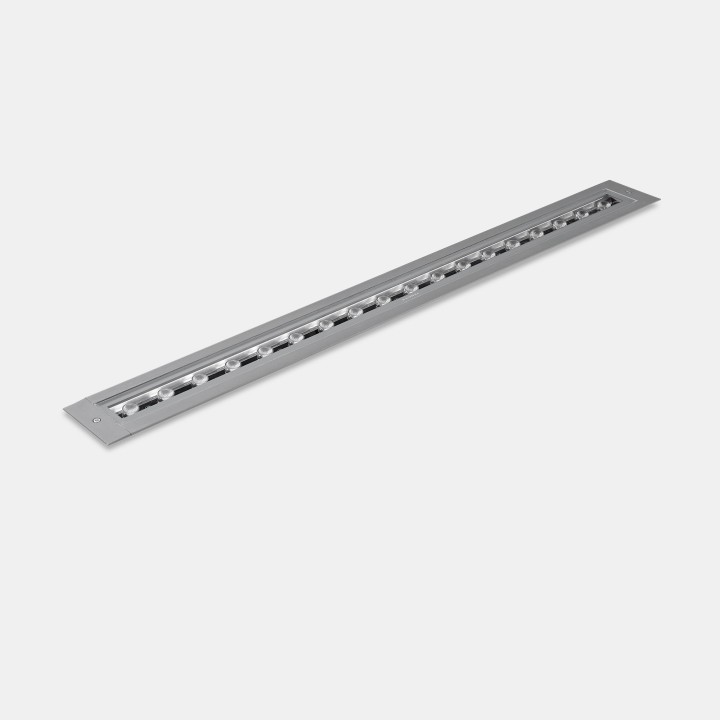 Lámpara Sistema Lineal IP66-IP67 Convert Recessed DMX LED 45W RGBW Gris 2073lm Leds C4 55-E101-34-00