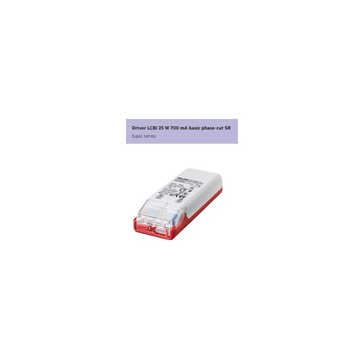 Driver Phase-Cut Tridonic LCBI 25W 700mA BASIC phase-cut SR Leds C4 71-A299-00-00