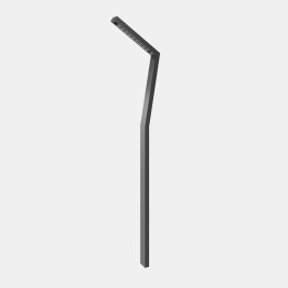 Estructura de farola ZIGZAG de 3.650 mm de altura con módulo LED no incluido Leds C4 81-E103-Z5-Z5