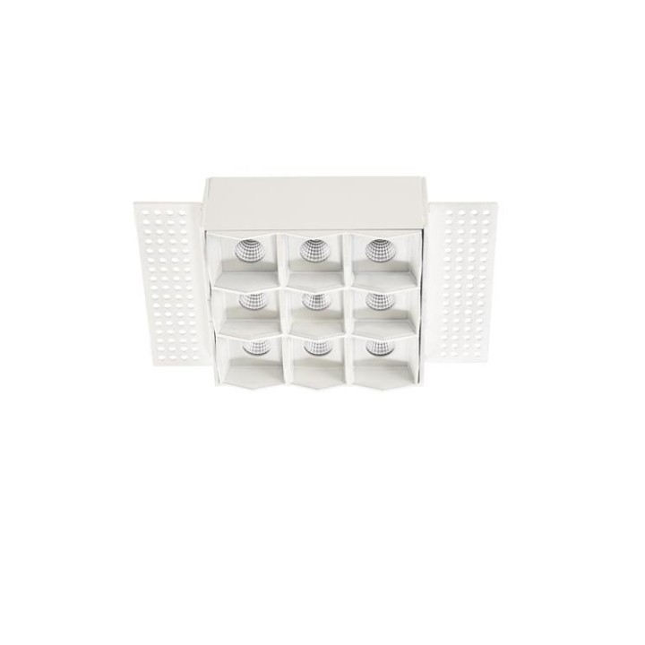 Downlight Bento Standard Square Trimless 18.3W Blanco cálido - 2700K CRI 90 48º Blanco IP23 1303lm Leds C4 90-6362-14-14