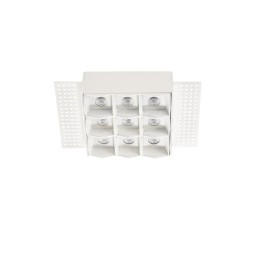 Downlight Bento Standard Square Trimless 18.3W Blanco cálido - 3000K CRI 90 48º Blanco IP23 1303lm Leds C4 90-6363-14-14