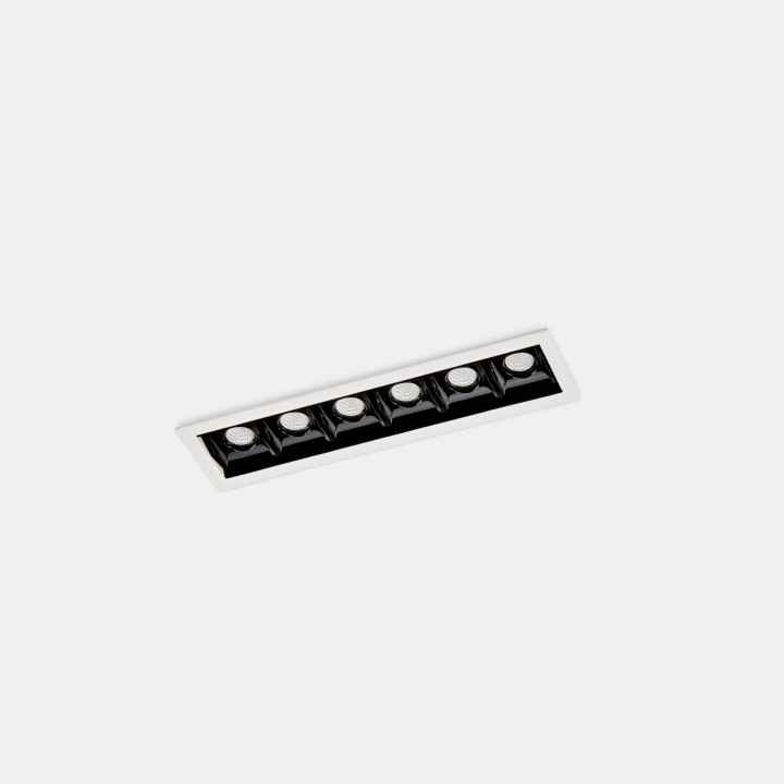 Downlight Bento Standard 6 LEDS Trim Emergency 12.2W Blanco cálido - 2700K CRI 90 34.3º ON-OFF Blanco IP23 993lm Leds C4 90-6370