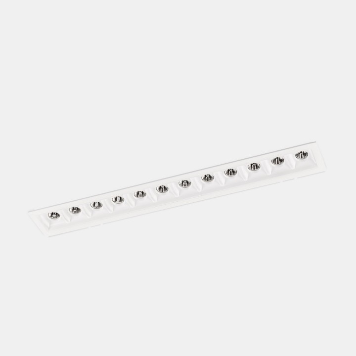 Downlight Bento Standard 12 LEDS Trim 24.4W Blanco cálido - 3000K CRI 90 49.5º Blanco IP23 1622lm Leds C4 90-6381-14-14